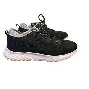 Cheeks Fit Body Size 7 Womens Black Sneakers with Black Laces #Q-5-24-10